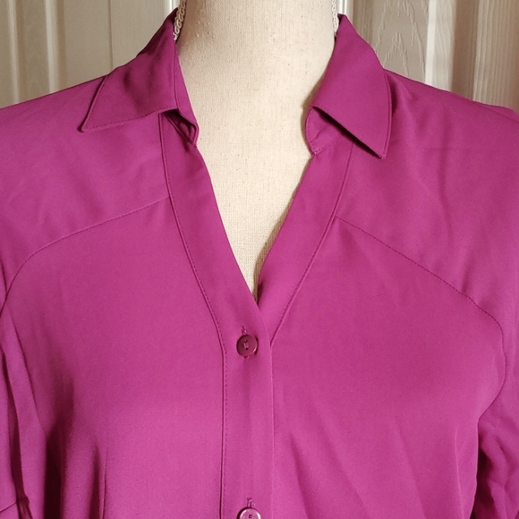 Women's tunic button down blouse - Picture 2 of 5